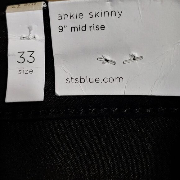Sts Blue Ankle Skinny Stretch Jean Size 33 - Picture 5 of 5